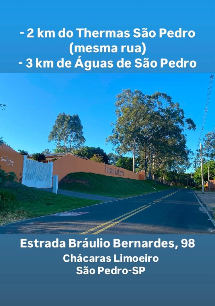 Pousada San Pietro - 2 Km Thermas 圣代佩德罗 外观 照片